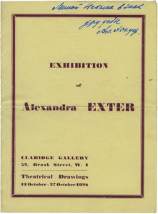 Catalogue Claridge Gallery, Londres